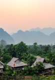 vang vieng panorama sunset laos