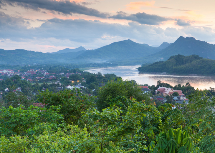 luang prabang vue panoramique